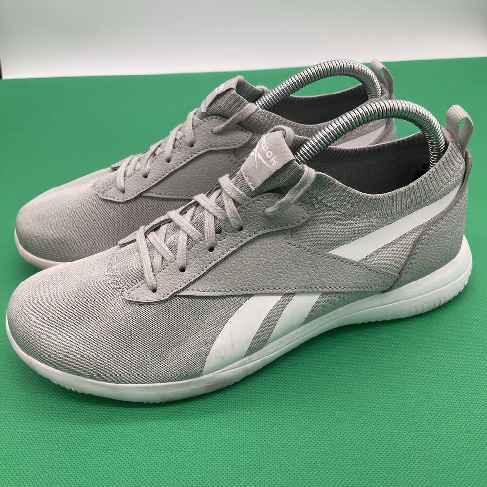 Reebok Women's Walkawhile Walking Shoes GZ6401 Pure Grey White Sneakers Size 9.5